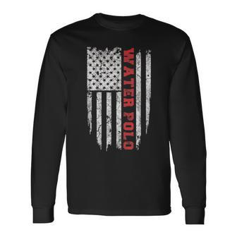 American Sport Water Polo Usa Long Sleeve T-Shirt | Mazezy