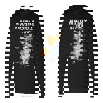 Anatomy Of A Corgi Cute Corgis Costume Corgi Lovers Corgis Long Sleeve T-Shirt T-Shirt | Mazezy