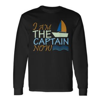 Anchor For Boat Captain Im The Captain Now Long Sleeve T-Shirt | Mazezy