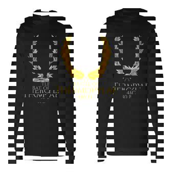 Ancient Greek History Battle Of Thermopylae Persian Wars Long Sleeve T-Shirt | Mazezy