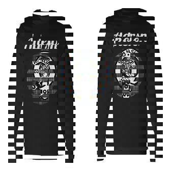 Anderson Clan Scottish Name Coat Of Arms Tartan Anderson Long Sleeve T-Shirt | Mazezy