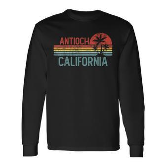 Antioch California Usa City Trip Home Roots California And Merchandise Long Sleeve T-Shirt T-Shirt | Mazezy