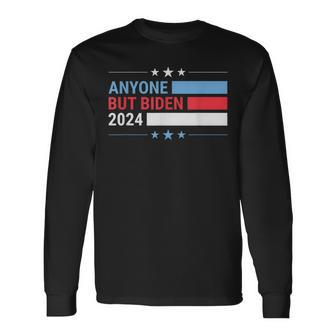 Anybody But Biden President 2024 Presidential Election Long Sleeve - Monsterry DE