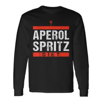 Aperol Spritz Cocktail Party Alcohol Drink Summer Beverage Long Sleeve T-Shirt | Mazezy