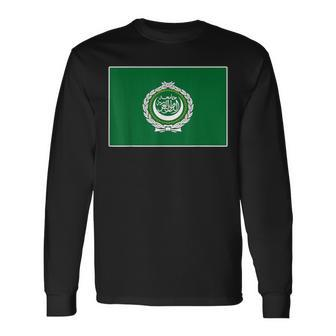 Arab League Flag Long Sleeve T-Shirt | Mazezy
