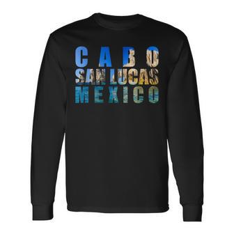 The Arch Of Cabo San Lucas Mexico Vacation Souvenir Long Sleeve T-Shirt - Monsterry CA