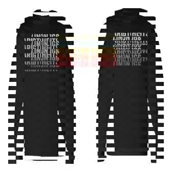 Arlington Heights Illinois Arlington Heights Il Retro Long Sleeve T-Shirt | Mazezy
