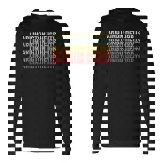 Arlington Heights Washington Arlington Heights Wa Retro Long Sleeve T-Shirt | Mazezy