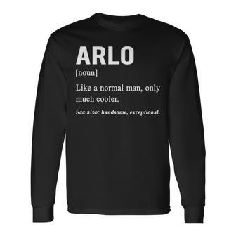 Arlo Name Arlo Definition V2 Long Sleeve T-Shirt - Seseable