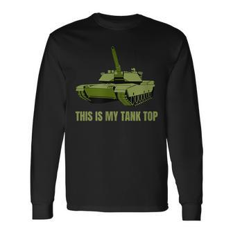 This Is My Army Military Vehicle Long Sleeve T-Shirt - Seseable