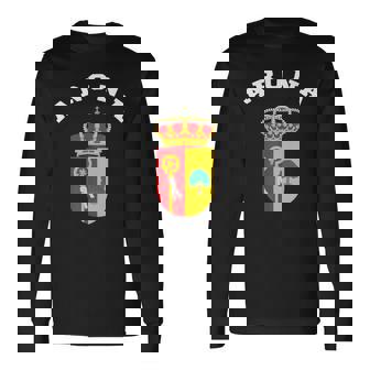 Arona Coat Of Arms Flag National Pride Long Sleeve T-Shirt | Mazezy