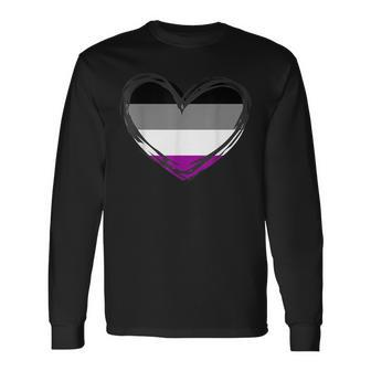 Asexual Pride Asexual Long Sleeve T-Shirt - Seseable