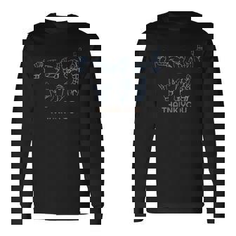 Asl American Sign Language Thank You Long Sleeve T-Shirt | Mazezy