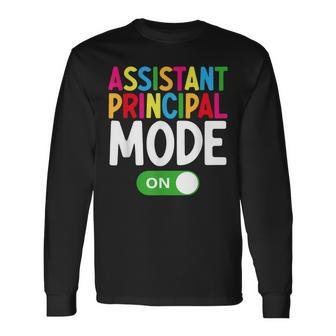 Assistant Principal – Awesome Principal Back To School Long Sleeve - Monsterry