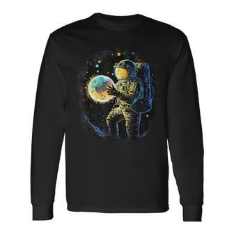 Astronaut Space Science Space Long Sleeve T-Shirt - Seseable