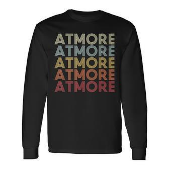 Atmore Alabama Atmore Al Retro Vintage Text Long Sleeve T-Shirt | Mazezy
