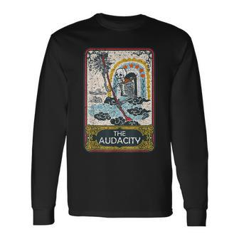 The Audacity Tarot Card Reading Witch Aesthetic Halloween Reading s Long Sleeve T-Shirt | Mazezy