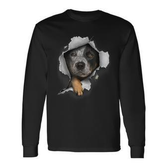 Australian Cattle Dog Dog Owner Dog Lover Dog Long Sleeve T-Shirt - Seseable
