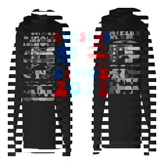 Awesome Since 2011 12 Years Birthday 4Th Of July Long Sleeve T-Shirt | Mazezy