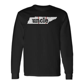 Baseball Uncle Tennessee Softball Uncle Long Sleeve T-Shirt T-Shirt | Mazezy