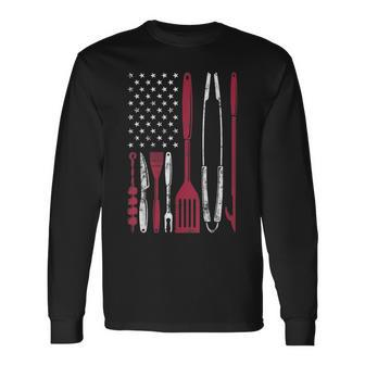 Bbq Smoker Barbecue Chef Smoking Tools Grilling Pit Master Long Sleeve T-Shirt T-Shirt | Mazezy