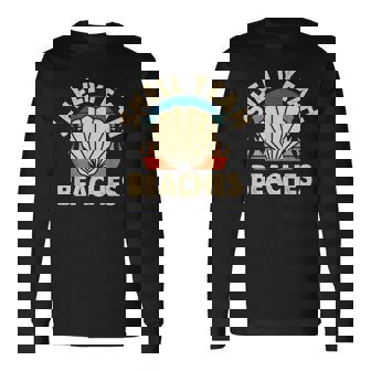 Beach Lover Shell Yeah Beaches Summer Holidays Sea Vacation Vacation Long Sleeve T-Shirt T-Shirt | Mazezy