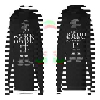 Bearded Elf Matching Group Xmas Family Christmas Long Sleeve T-Shirt - Thegiftio