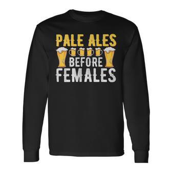 Beer Fun Pale Ale Beer Drinking Crafts Brewer Crafts Ipa Brewing Long Sleeve T-Shirt - Monsterry UK