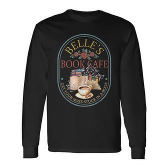 Belle's Book Cafe Belle-Book Shop Long Sleeve T-Shirt - Seseable
