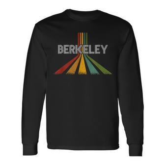 Berkeley California Vintage Retro Long Sleeve T-Shirt | Mazezy