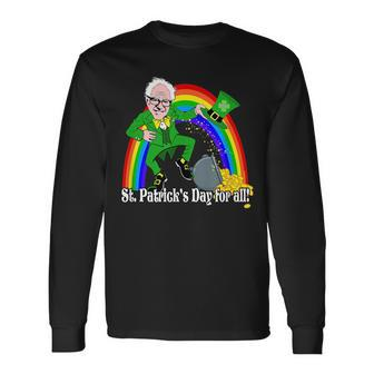 Bernie Sanders St Patricks Day Gay Pride 2020 Lgbt Pride Long Sleeve T-Shirt T-Shirt | Mazezy