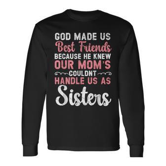 Best Friend Forever Friendship Bestie Bff Squad Long Sleeve T-Shirt - Seseable