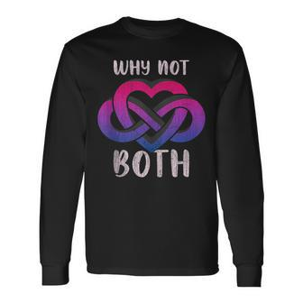 Bi Polyamory Polyamory Symbol Bisexual Colors Bi Pride Long Sleeve T-Shirt | Mazezy UK