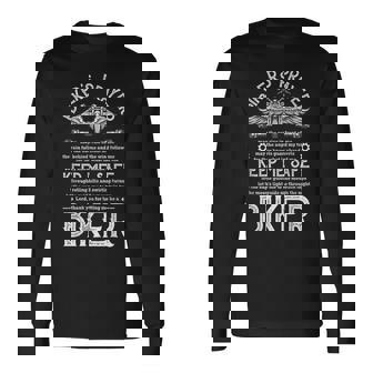 Bikers Prayer Vintage Motorcycle Biker Biking Motorcycling Long Sleeve T-Shirt T-Shirt | Mazezy