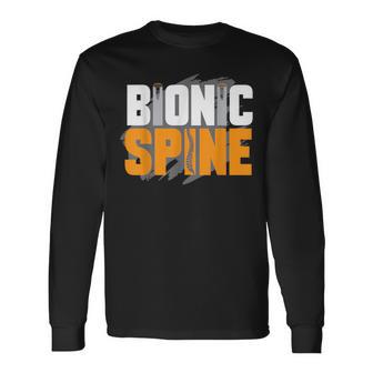 Bionic Spine Surgery Recovery Long Sleeve T-Shirt | Mazezy