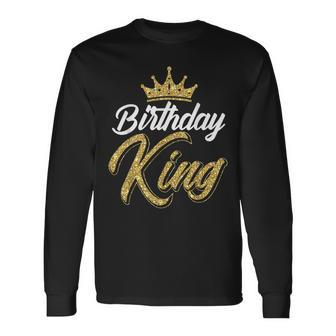 Birthday King Son Or Dad´S Birthday Party Long Sleeve T-Shirt T-Shirt | Mazezy
