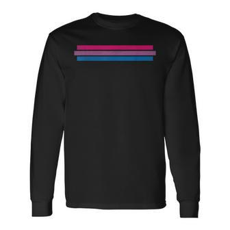 Bisexual Flag Bisexuality Lgbt Bi Pride Long Sleeve T-Shirt T-Shirt | Mazezy