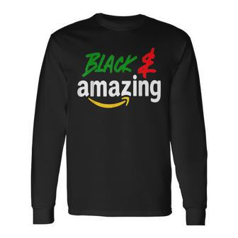 Black And Amazing Junenth 1865 Junenth Long Sleeve T-Shirt - Seseable
