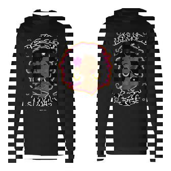 Black Girl Magic Natural Hair Long Sleeve T-Shirt T-Shirt | Mazezy