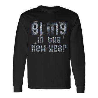 Bling In The New Year New Years Eve Ball Long Sleeve T-Shirt | Mazezy