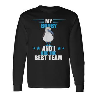 Blue Footed Booby Best Team Blue Footed Booby Lover Seabird Long Sleeve T-Shirt - Thegiftio UK