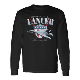 Bomber B-1 Lancer Long Sleeve T-Shirt | Mazezy AU