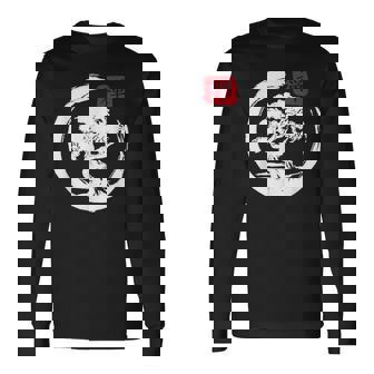 Bonsai Tree Japanese Calligraphy Zen Bonsai Vintage Men Long Sleeve T-Shirt | Mazezy