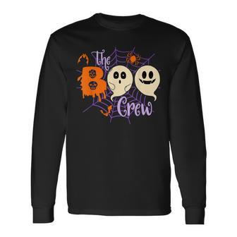The Boo Crew Team Squad Halloween Family Matching Long Sleeve T-Shirt - Thegiftio UK