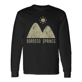 Borrego Springs Califonia Desert Travel Long Sleeve T-Shirt | Mazezy