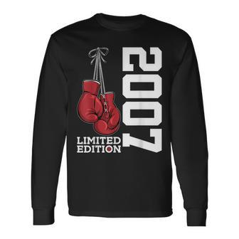 Boxing Fight Limited Edition 2007 Boxer 16Th Birthday Boxes Long Sleeve T-Shirt T-Shirt | Mazezy