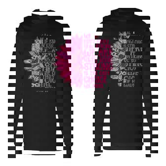Breast Cancer Awareness Survivor In October We Wear Pink Long Sleeve T-Shirt | Mazezy