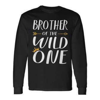 Brother Of The Wild One Thing 1St Birthday For Brothers Long Sleeve T-Shirt T-Shirt | Mazezy