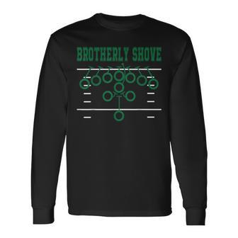 Brotherly Shove Long Sleeve T-Shirt - Monsterry AU