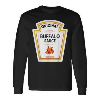 Buffalo Sauce Halloween 2023 Costume Family Ketchup Mustard Long Sleeve T-Shirt - Seseable